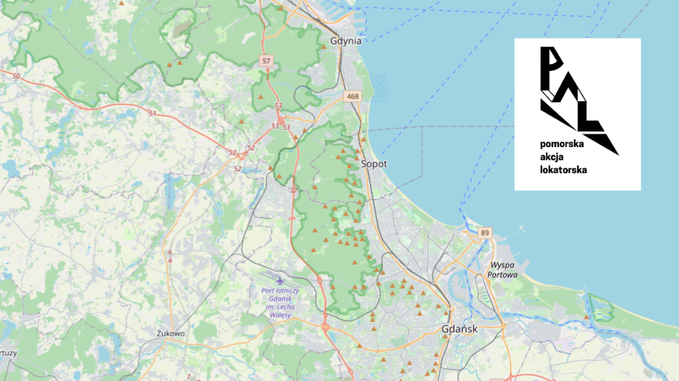 Mapa Trójmiasta