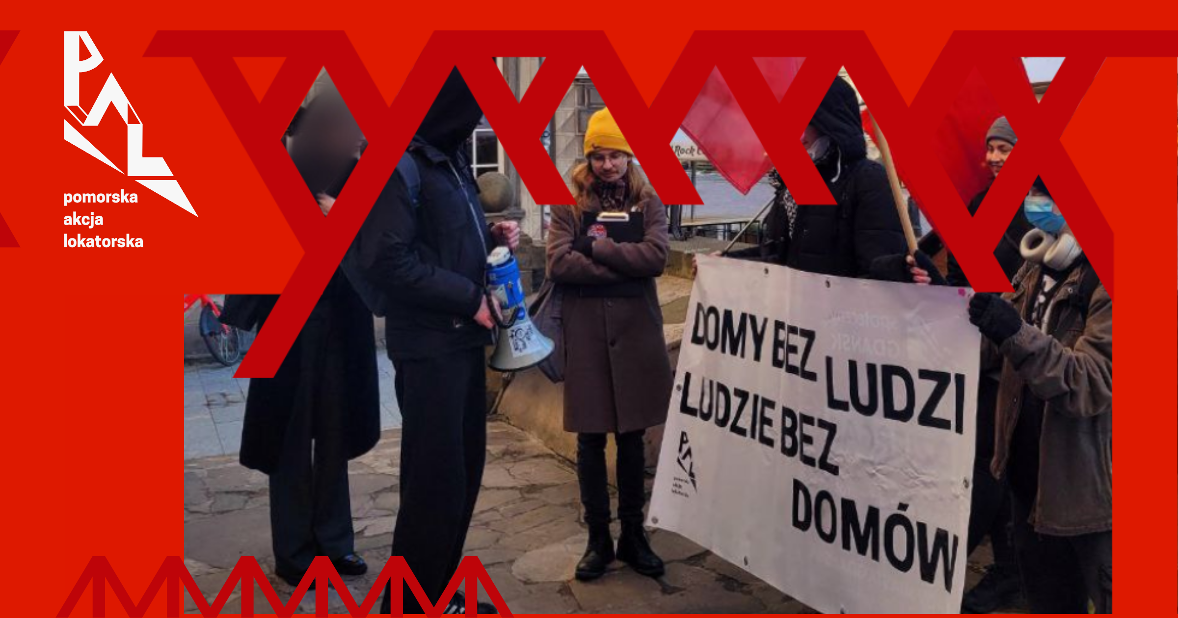 Demonstracja "Domy bez ludzi, ludzie bez domów"