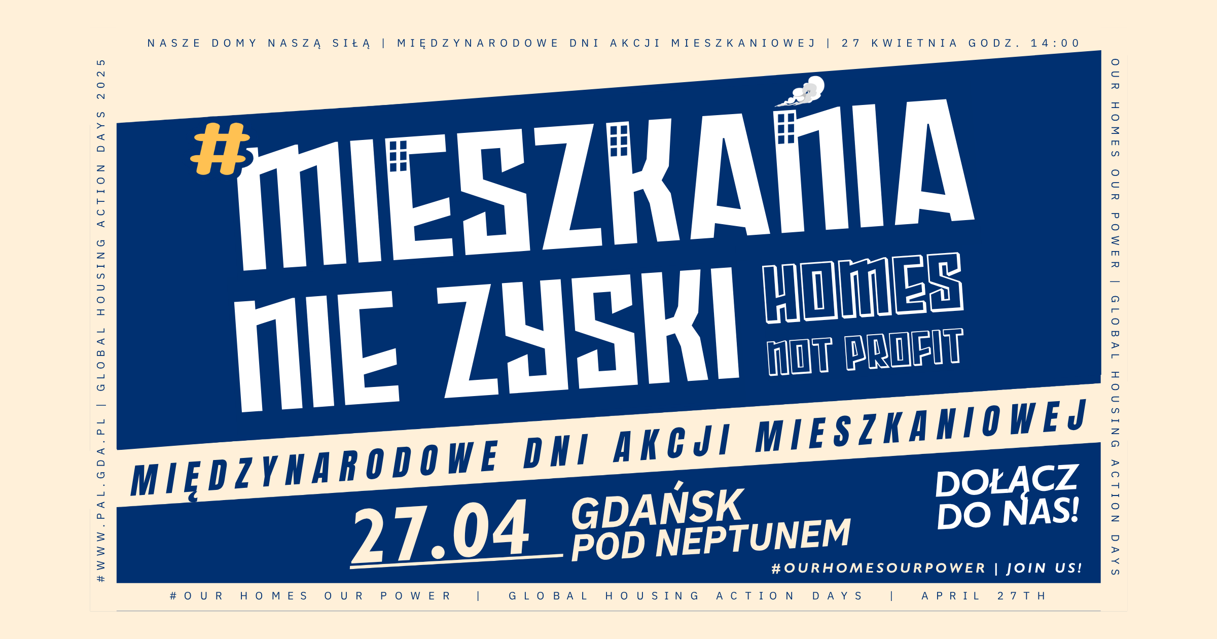 Mieszkania, nie zyski - postulaty Międzynarodowych Dni Akcji Mieszkaniowej 2025